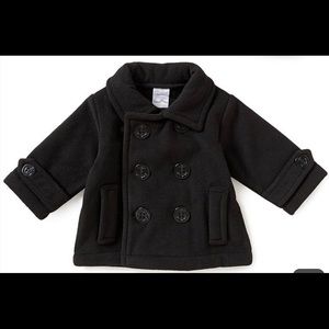Black pea coat . 24months . Used once or twice